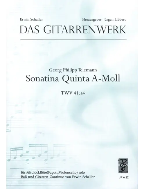 Sonatina Quinta a-Moll TWV 41:a4